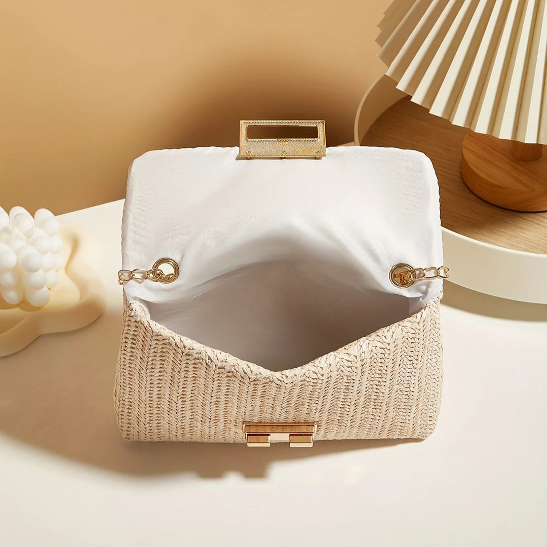 Golden Breeze Woven Crossbody