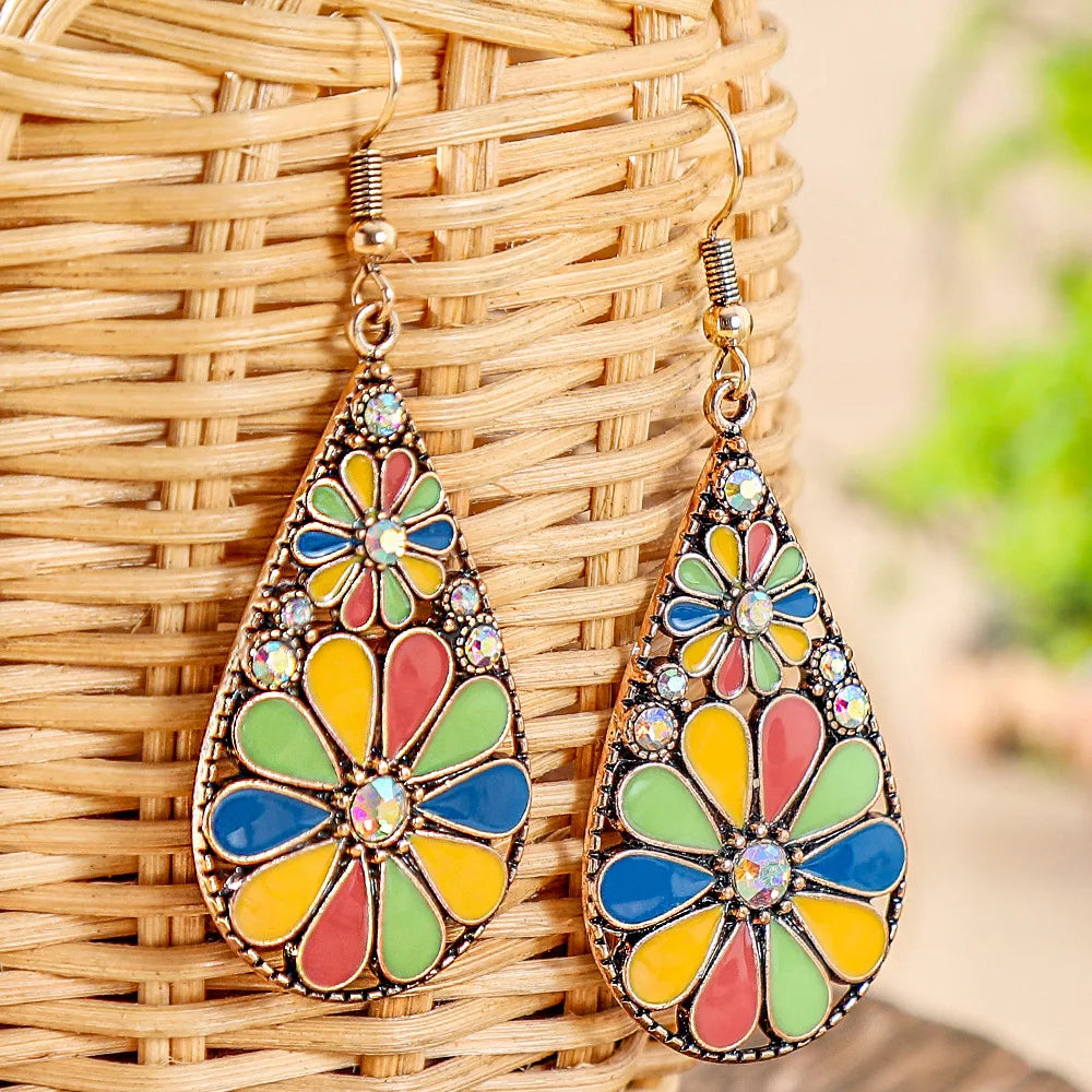 Sunflare Petal Earrings