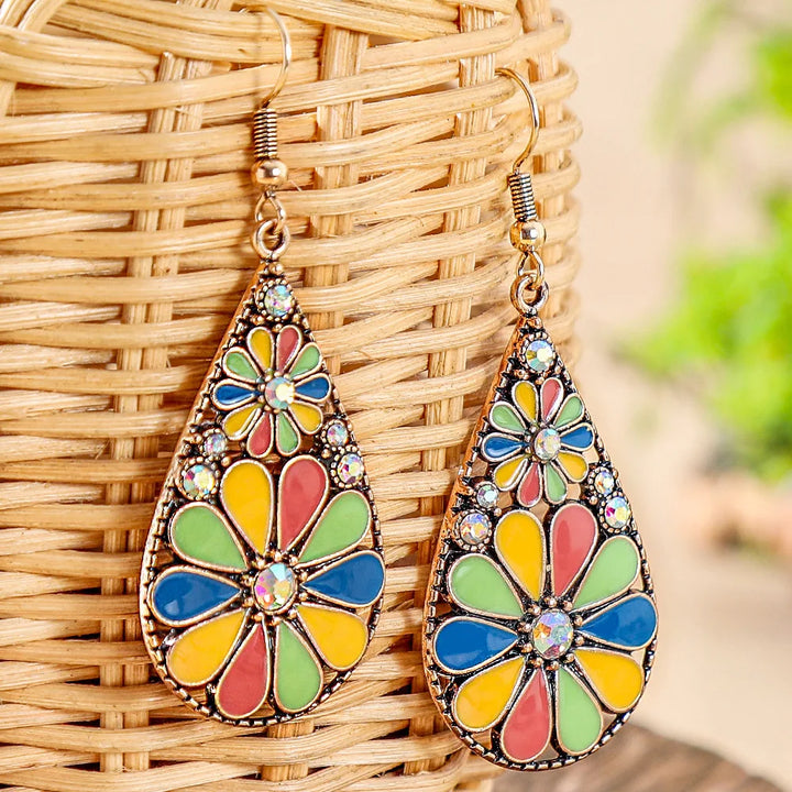 Sunflare Petal Earrings