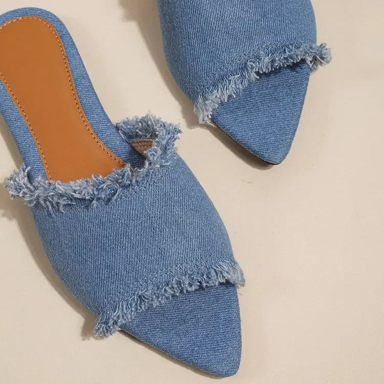 Priya Denim Sandals