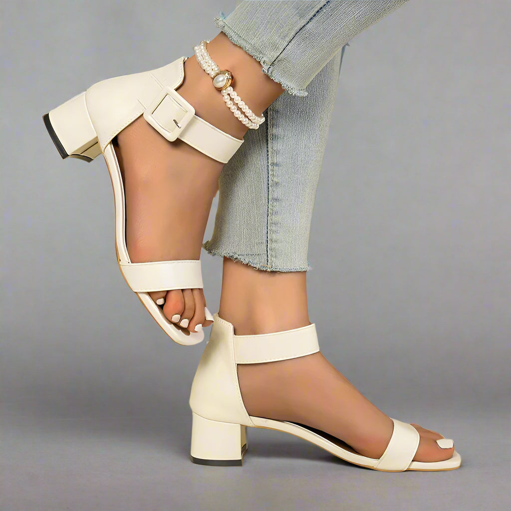 Stacy Mae Mid-Heel Sandals