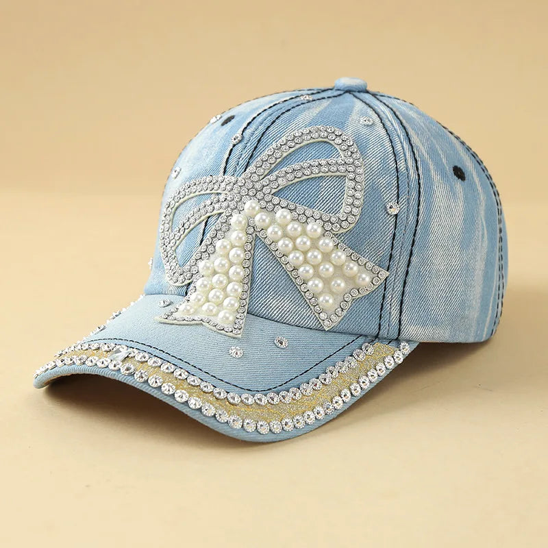 Pearlescence Bowtie Cap