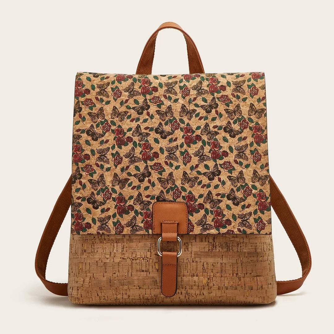 Boho Mosaic Cork Backpack