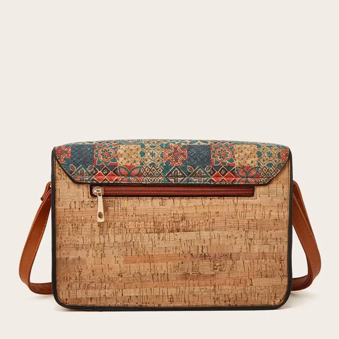 Boho Mosaic Cork Crossbody