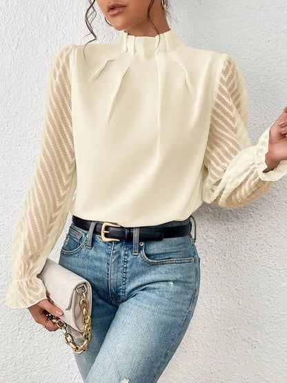 Chevron Sheer Blouse