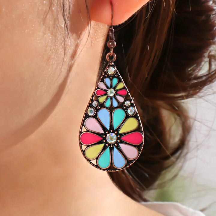 Sunflare Petal Earrings