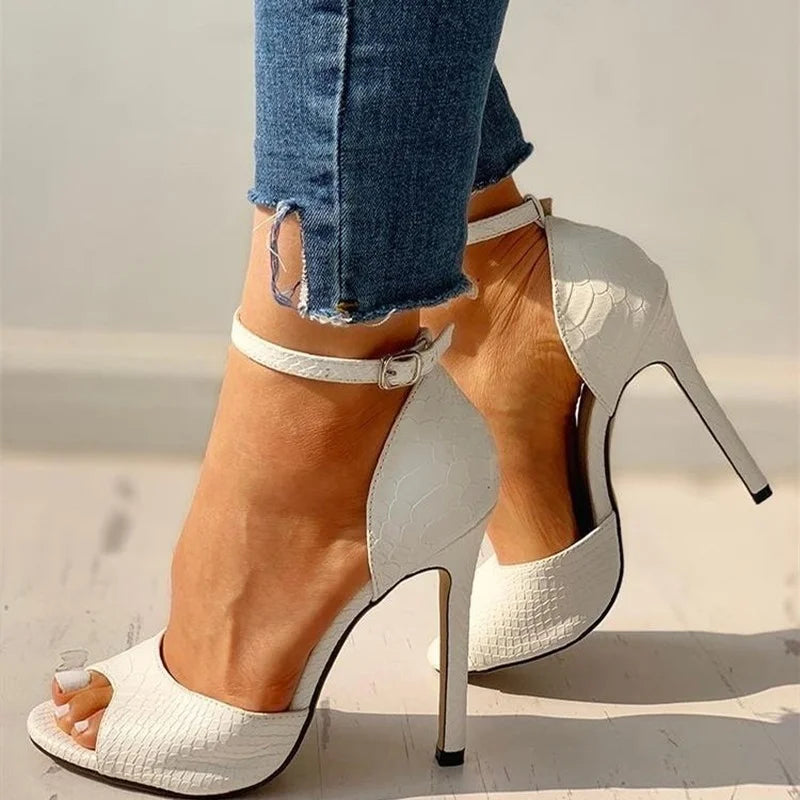 Snake Stride Heels