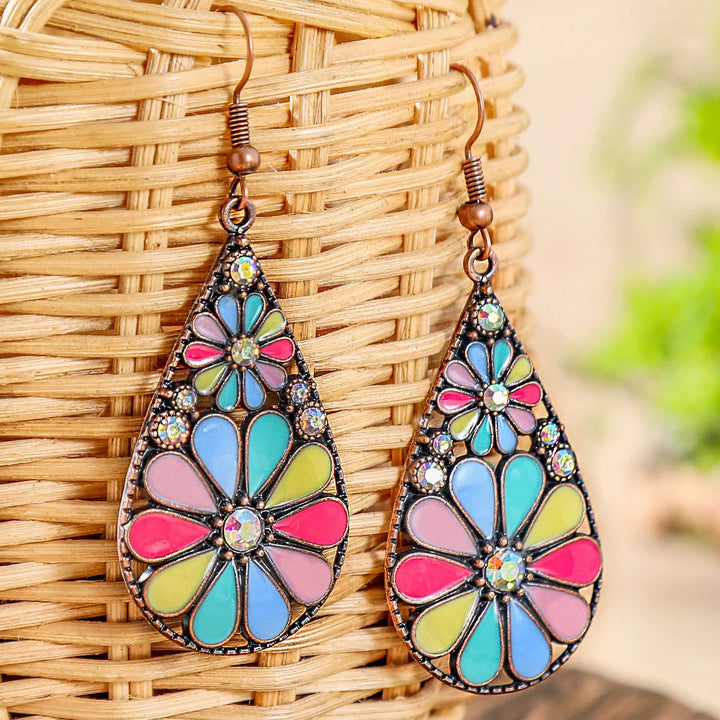 Sunflare Petal Earrings