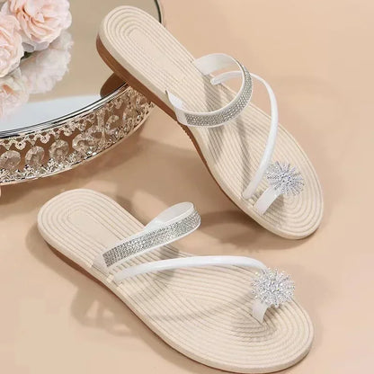 Blooming Crystal Sandals