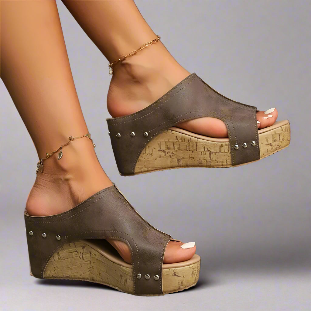 Sierra Cork Wedges