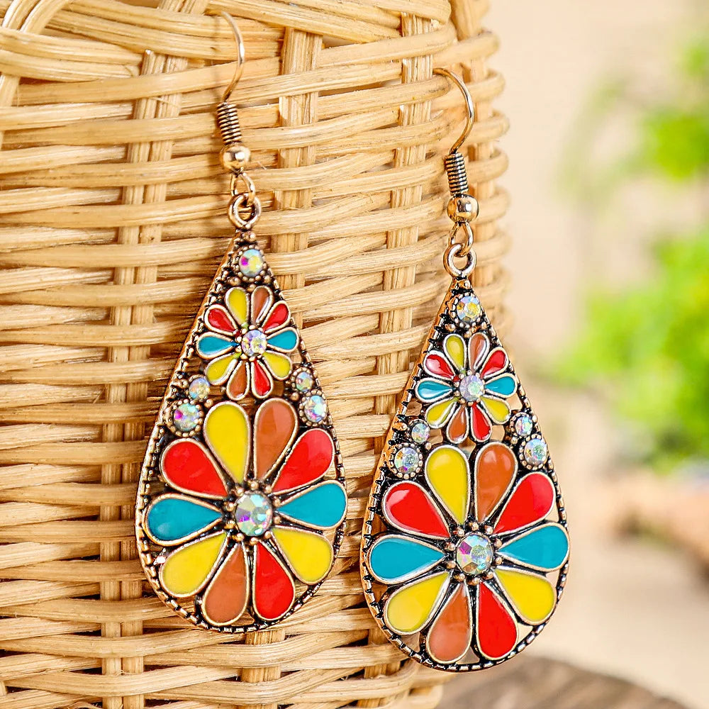 Sunflare Petal Earrings