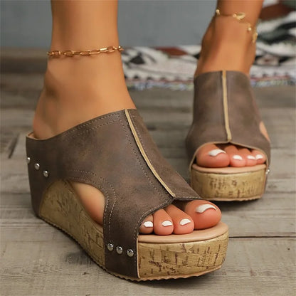 Sierra Cork Wedges