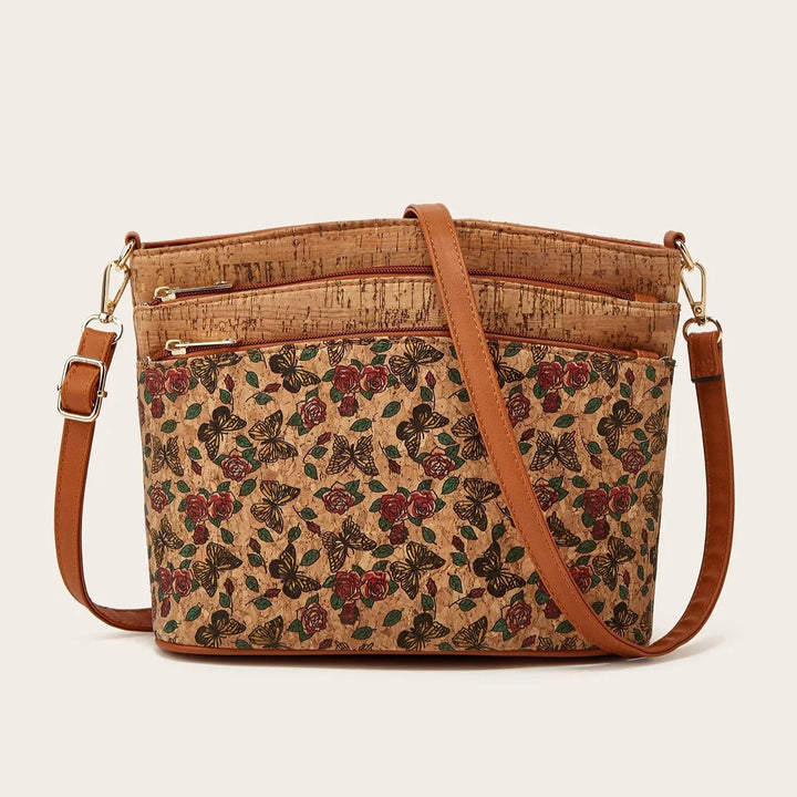 Boho Mosaic Cork Handbag