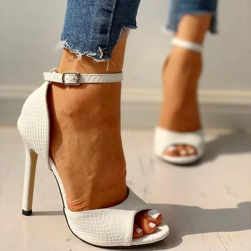 Snake Stride Heels