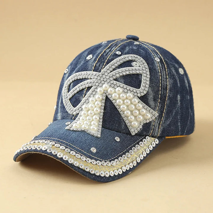 Pearlescence Bowtie Cap