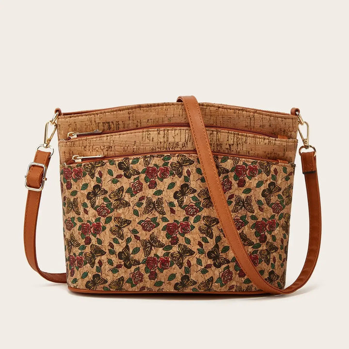 Boho Mosaic Cork Handbag