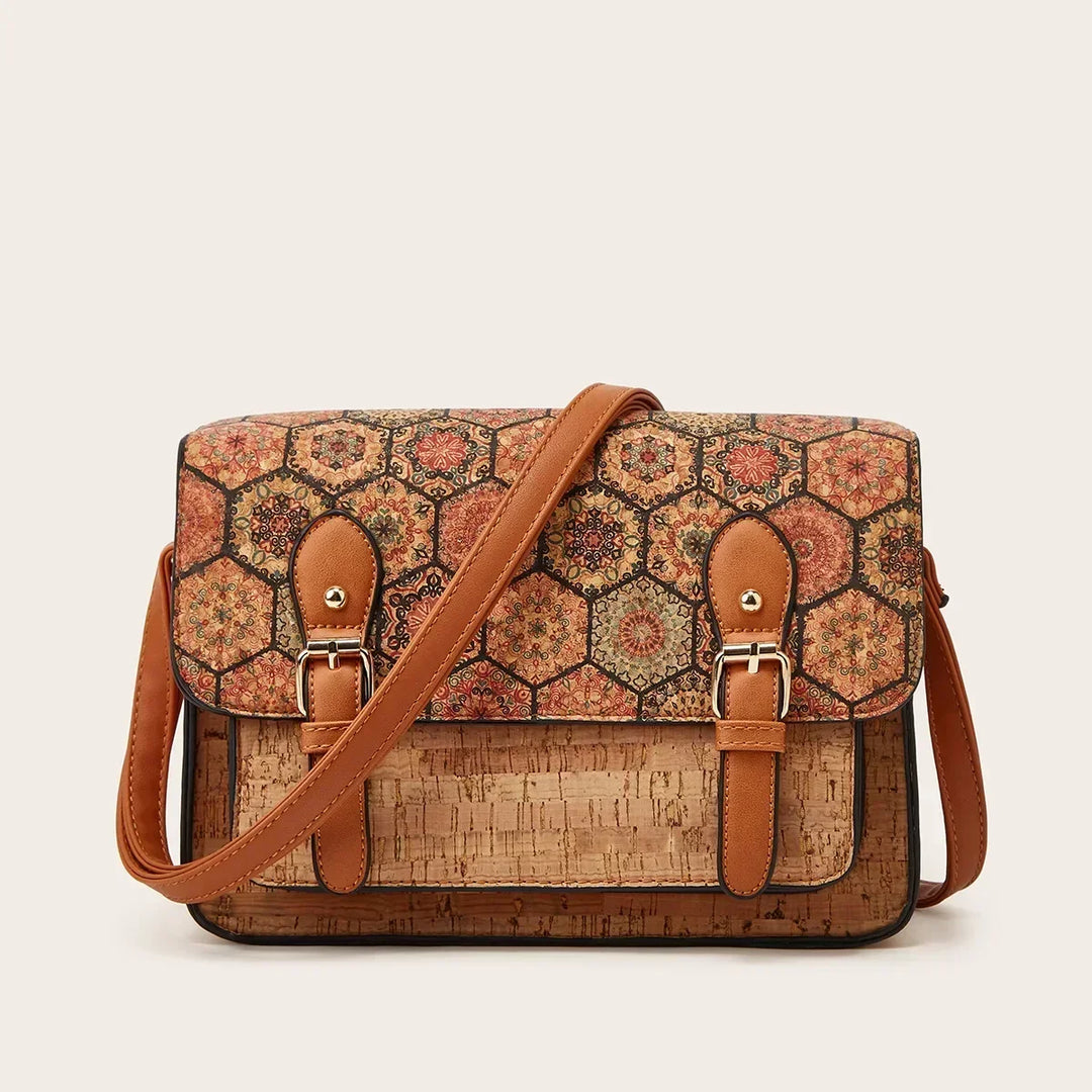 Boho Mosaic Cork Crossbody