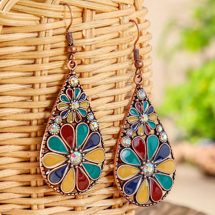 Sunflare Petal Earrings