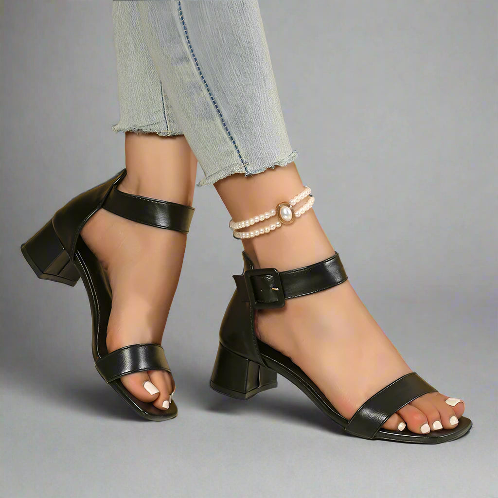 Stacy Mae Mid-Heel Sandals