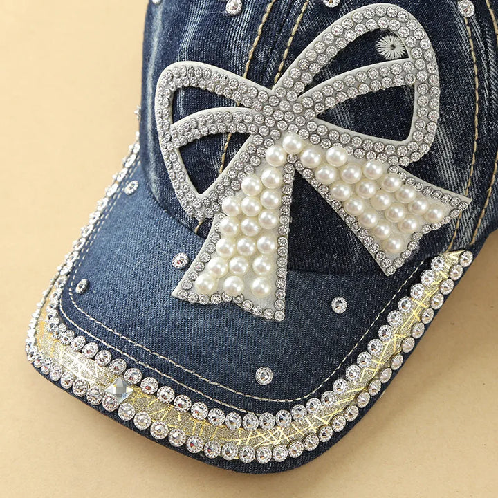 Pearlescence Bowtie Cap