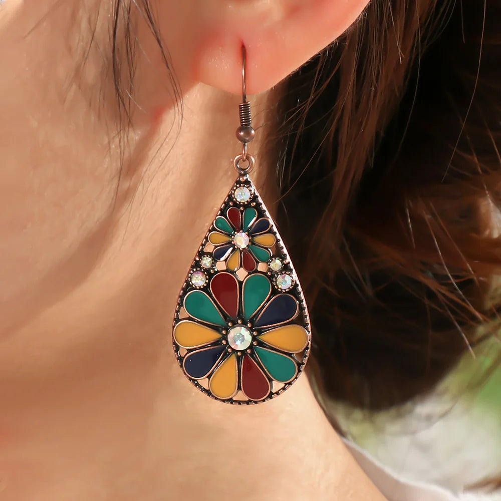 Sunflare Petal Earrings