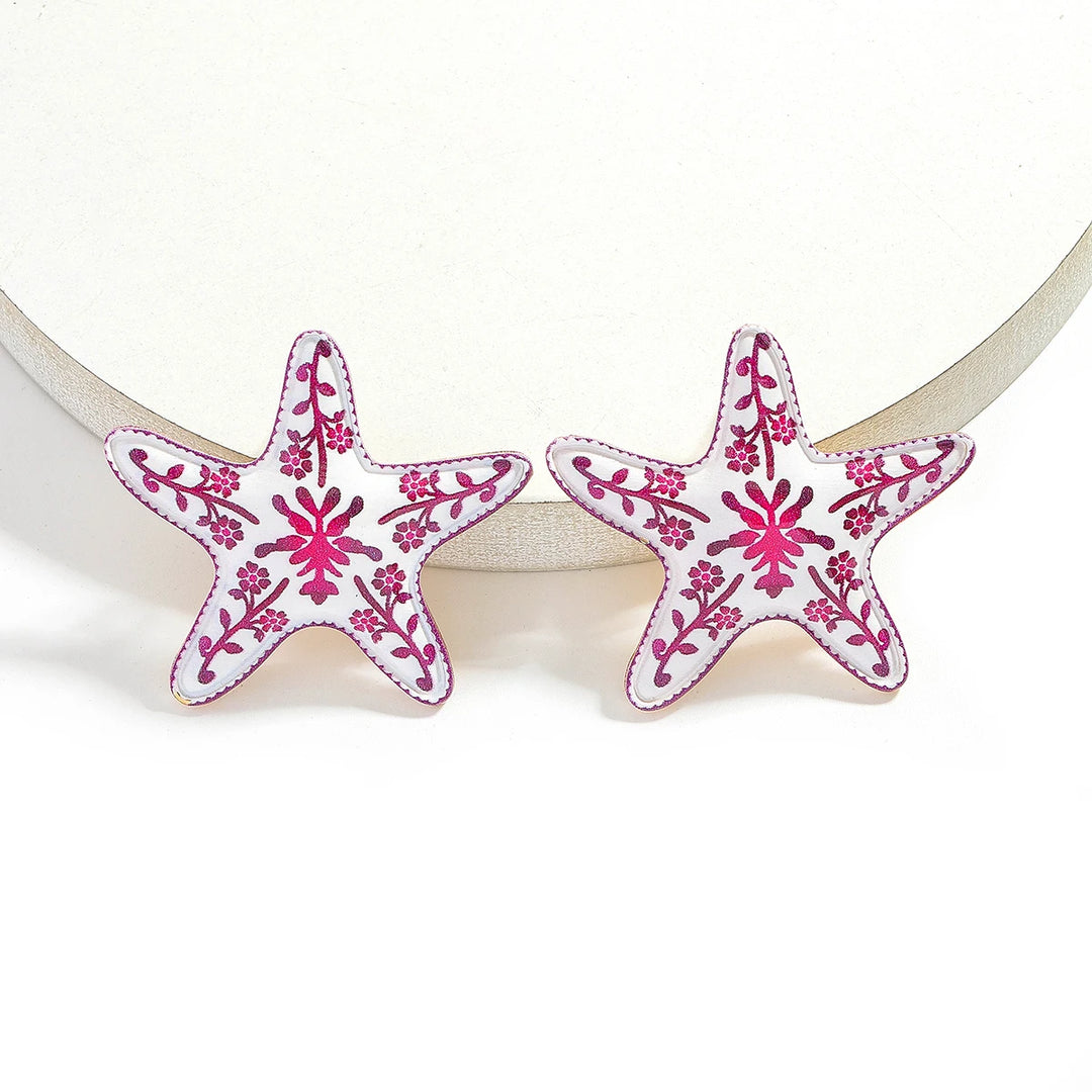 Cora Pink Reef Earrings
